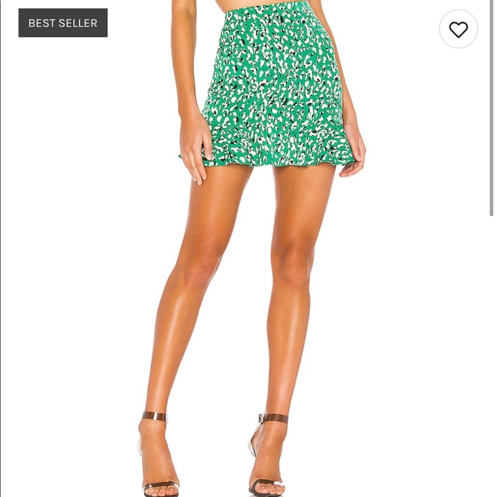 Superdown Kelly ruffle mini skirt